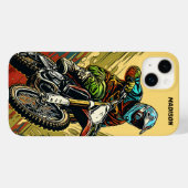 Individuelle Name Motocross Case-Mate iPhone Hülle (Rückseite (Horizontal))