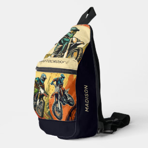 Individuelle Name Motocross Crossbody Bag