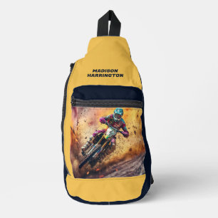 Individuelle Name Motocross Crossbody Bag