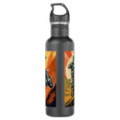 Individuelle Name Motocross Edelstahlflasche (Rückseite)
