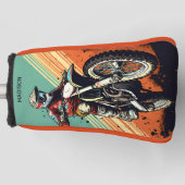 Individuelle Name Motocross Golf Headcover (Vorderseite)
