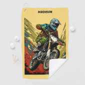 Individuelle Name Motocross Golfhandtuch (Insitu)
