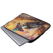 Individuelle Name Motocross Laptopschutzhülle (Vorne Knopf)