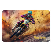 Individuelle Name Motocross Magnet (Horizontal)