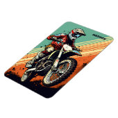 Individuelle Name Motocross Magnet (Linke Seite)