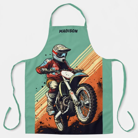 Individuelle Name Motocross Schürze (Vorderseite)
