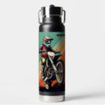 Individuelle Name Motocross Trinkflasche<br><div class="desc">Sehen Sie in meinem Geschäft nach,  was ich für weitere Sportartikel halte.</div>