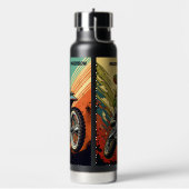 Individuelle Name Motocross Trinkflasche (Links)