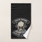 Individuelle Name-Motorradgarage Badhandtuch Set (Handtuch)
