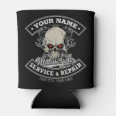 Individuelle Name-Motorradgarage Dosenkühler (Rückseite)