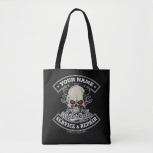 Individuelle Name-Motorradgarage Tasche