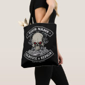 Individuelle Name-Motorradgarage Tasche (Von Nahem)