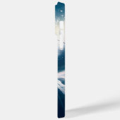 Individuelle Name Mountain Skier Case-Mate iPhone Hülle (Rückseite / Links)