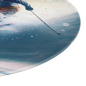 Individuelle Name Mountain Skier Schneidebrett (Ecke)