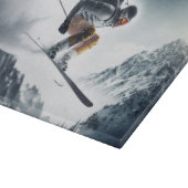 Individuelle Name Mountain Skier Schneidebrett (Ecke)