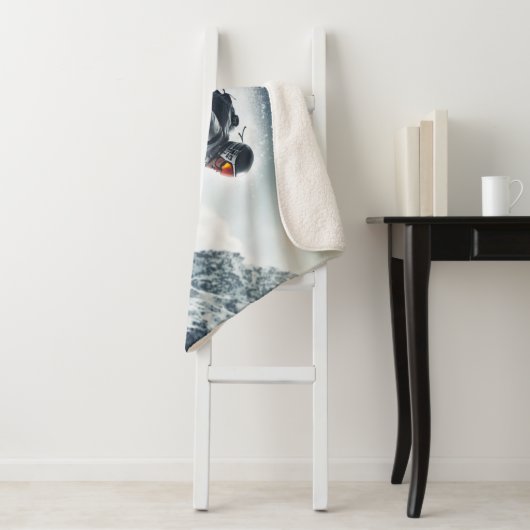 Individuelle Name Mountain Skier Sherpadecke (Beispiel)