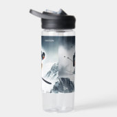 Individuelle Name Mountain Skier Trinkflasche (Rechts)