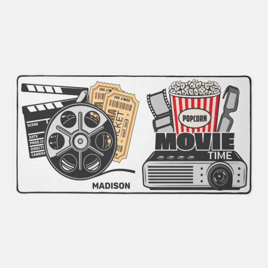 Individuelle Name Movie Schreibtischunterlage (Vorderseite)