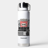 Individuelle Name Movie Time Trinkflasche (Hinten)