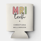 Individuelle Name MRI Tech | Geschenke von MRT-Tec Dosenkühler (Rückseite)