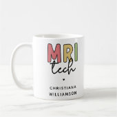 Individuelle Name MRI Tech | Geschenke von MRT-Tec Kaffeetasse (Links)
