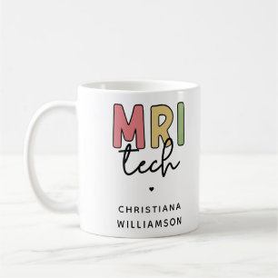 Individuelle Name MRI Tech Geschenke von MRT-Tec Kaffeetasse