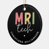 Individuelle Name MRI Tech | Geschenke von MRT-Tec Keramik Ornament (Links)