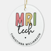 Individuelle Name MRI Tech | Geschenke von MRT-Tec Keramik Ornament (Links)