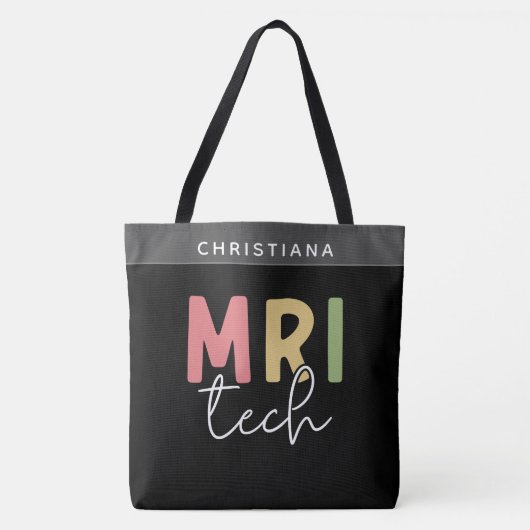 Individuelle Name MRI Tech | Geschenke von MRT-Tec Tasche (Vorderseite)