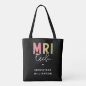 Individuelle Name MRI Tech | Geschenke von MRT-Tec Tasche (Rückseite)