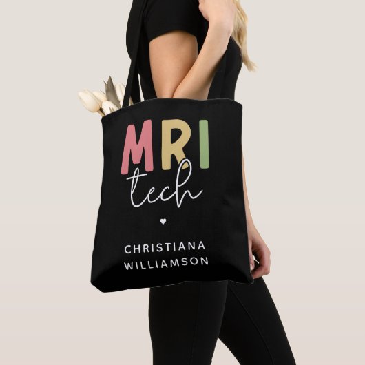 Individuelle Name MRI Tech | Geschenke von MRT-Tec Tasche (Von Nahem)