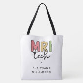 Individuelle Name MRI Tech | Geschenke von MRT-Tec Tasche (Rückseite)