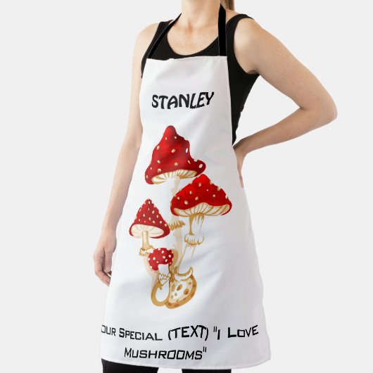 Individuelle Name Mushroom Schürze (InSitu)