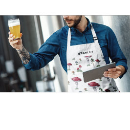 Individuelle Name Mushroom Schürze