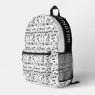 Individuelle Name Music Illustration Bedruckter Rucksack