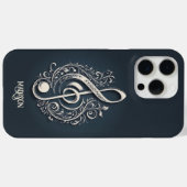 Individuelle Name Musical Clef Hinweis Case-Mate iPhone Hülle (Rückseite (Horizontal))