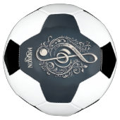 Individuelle Name Musical Clef Hinweis Fußball (Gedreht)