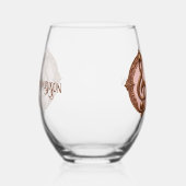 Individuelle Name Musical Clef Hinweis Weinglas Ohne Stiel (Rechts)