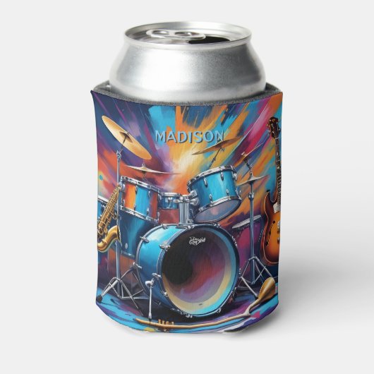 Individuelle Name Musikinstrumente Dosenkühler (Kanne Rückseite)