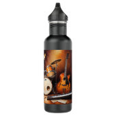 Individuelle Name Musikinstrumente Edelstahlflasche (Rechts)