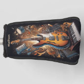 Individuelle Name Musikinstrumente Golf Headcover (Vorderseite)