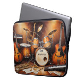 Individuelle Name Musikinstrumente Laptopschutzhülle (Vorderseite Links)