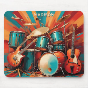 Individuelle Name Musikinstrumente Mousepad