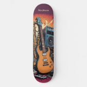 Individuelle Name Musikinstrumente Skateboard (Vorderseite)
