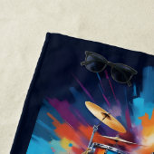 Individuelle Name Musikinstrumente Strandtuch (Beispiel)