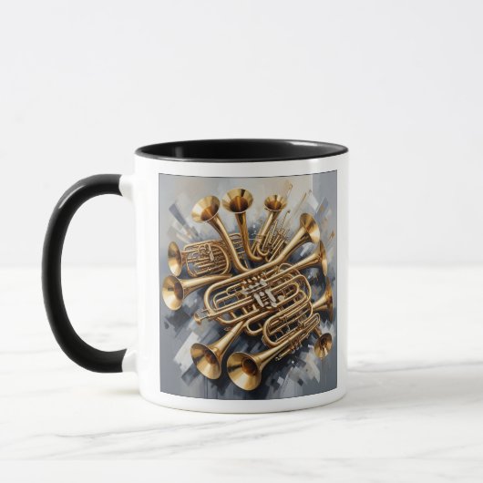 Individuelle Name Musikinstrumente Tasse (Links)