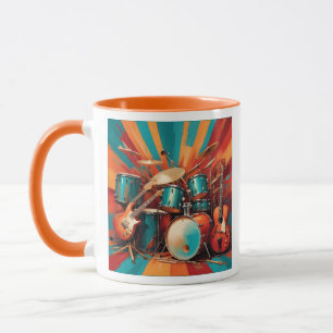 Individuelle Name Musikinstrumente Tasse