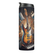 Individuelle Name Musikinstrumente Thermosbecher (Nach rechts gedreht)