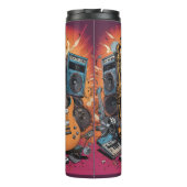 Individuelle Name Musikinstrumente Thermosbecher (Rückseite)