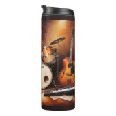 Individuelle Name Musikinstrumente Thermosbecher (Nach rechts gedreht)